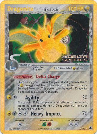 Dragonite 3/113 - EX Delta Species