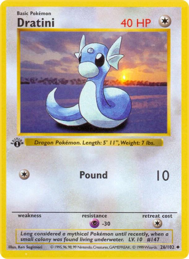 Dratini 26/102 - Base Set