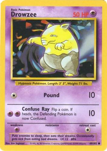 Drowzee 49/102 - Base Set