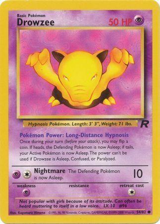 Drowzee 54/82 - Team Rocket
