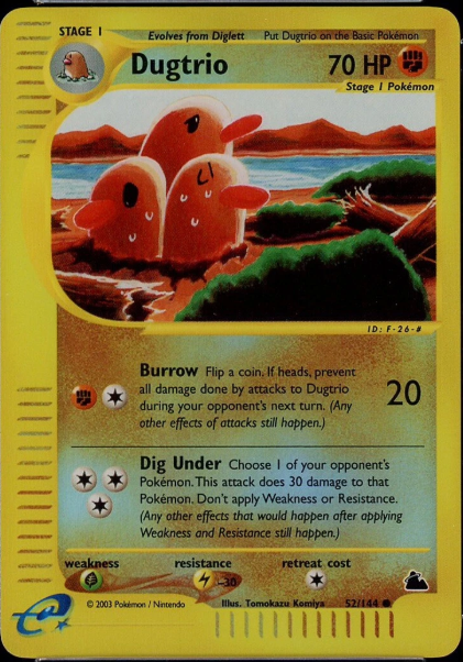 Dugtrio 52/144 - Skyridge