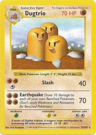 Dugtrio 19/102 - Base Set