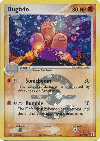 Dugtrio 22/112 - EX Fire Red & Leaf Green
