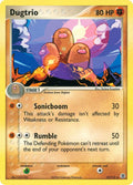 Dugtrio 22/112 - EX Fire Red & Leaf Green