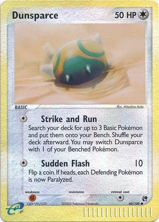 Dunsparce 60/100 - EX Sandstorm