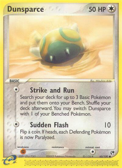 Dunsparce 60/100 - EX Sandstorm