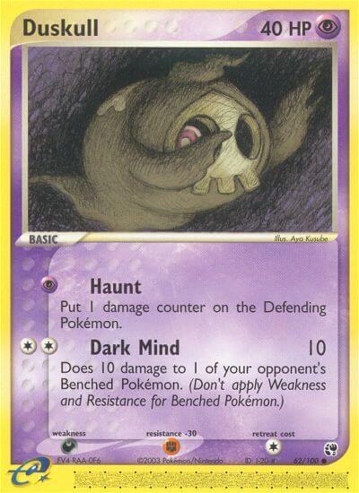 Duskull 62/100 - EX Sandstorm