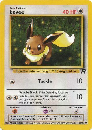 Eevee 55/82 - Team Rocket