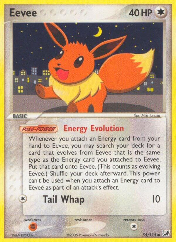 Eevee 55/115 - EX Unseen Forces