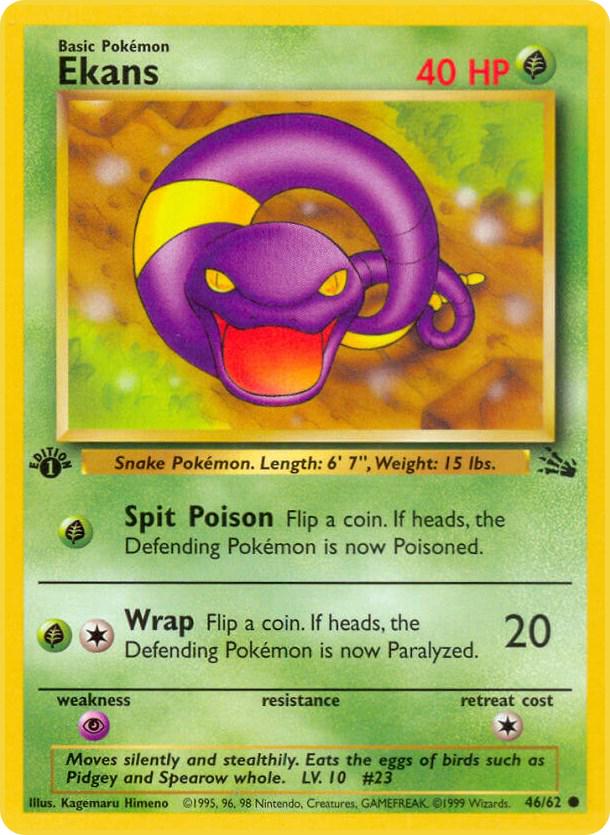 Ekans 46/62 - Fossil Set
