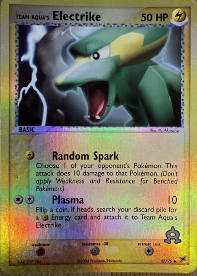 Electrike 27/95 - EX Team Magma vs Team Aqua