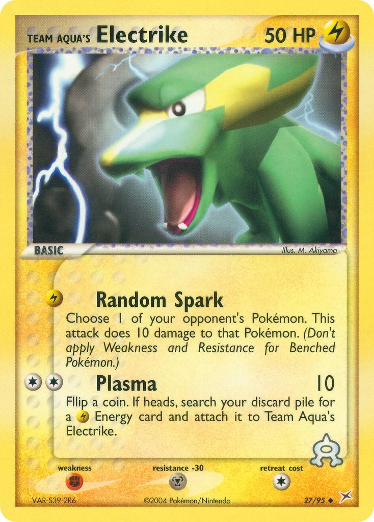 Electrike 27/95 - EX Team Magma vs Team Aqua
