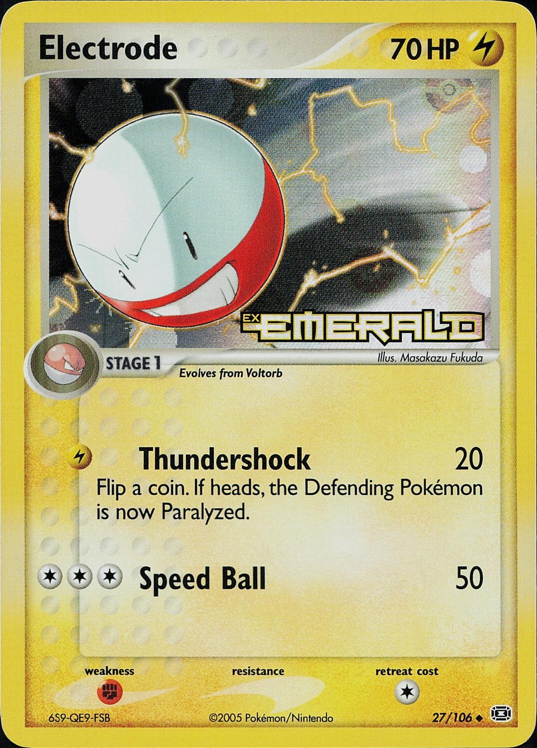 Electrode 27/106 - EX Emerald