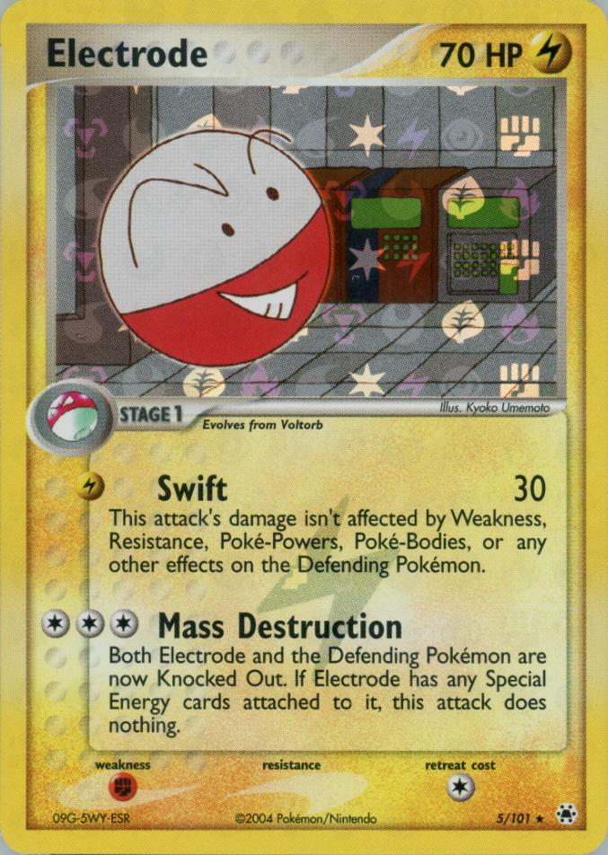 Electrode 5/101 - EX Hidden Legends