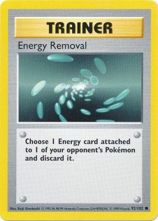 Energy Removal 92/102 - Base Set