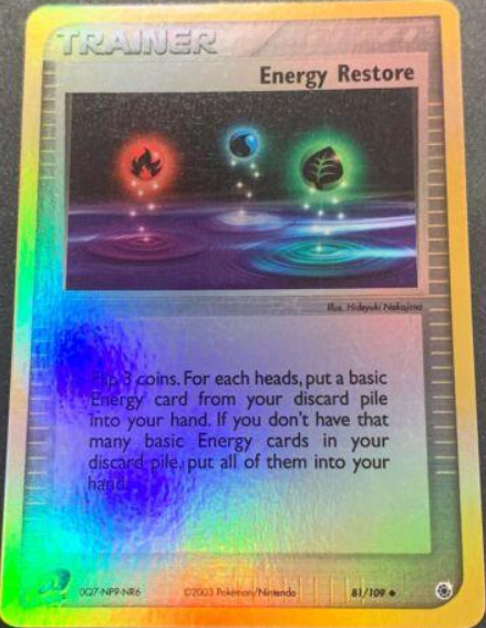 Energy Restore 81/109 - EX Ruby & Sapphire