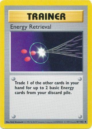 Energy Retrieval 81/102 - Base Set