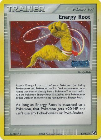 Energy Root 83/115 - EX Unseen Forces