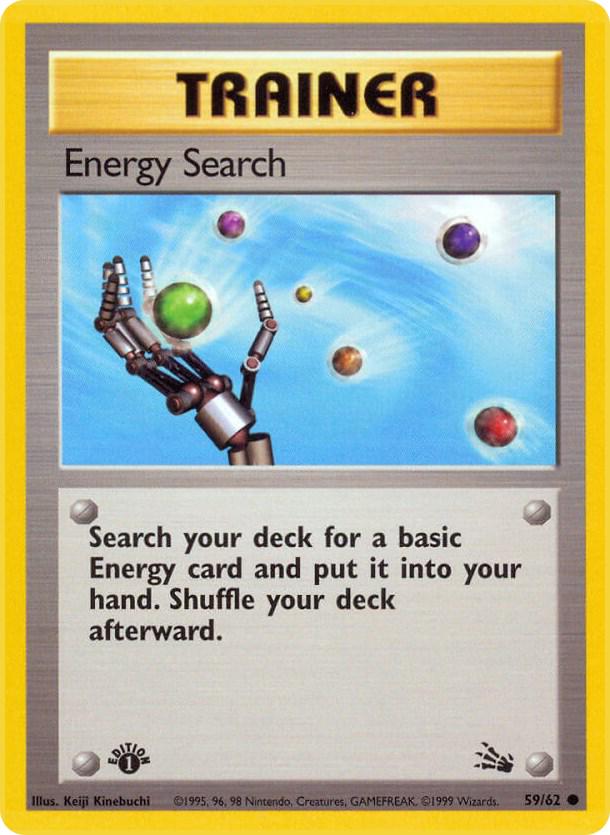 Energy Search 59/62 - Fossil Set