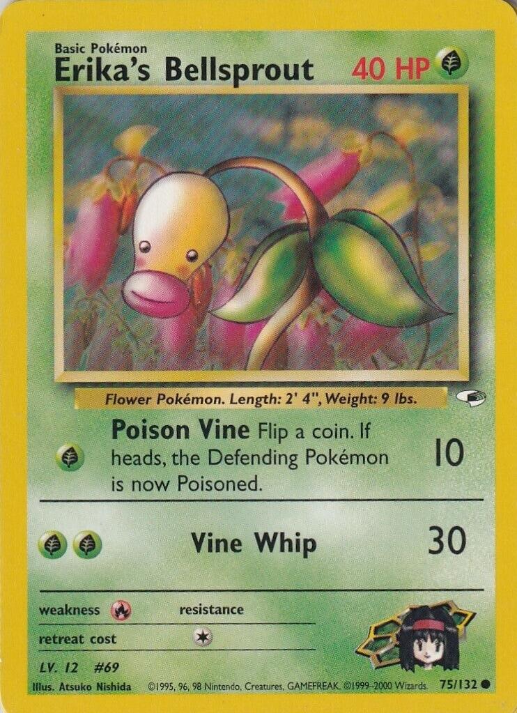 Erika's Bellsprout 75/132 - Gym Heroes