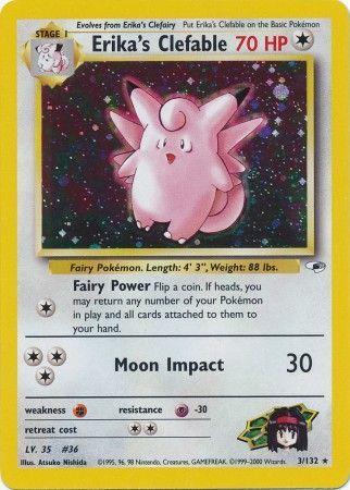 Erika's Clefable 3/132 - Gym Heroes