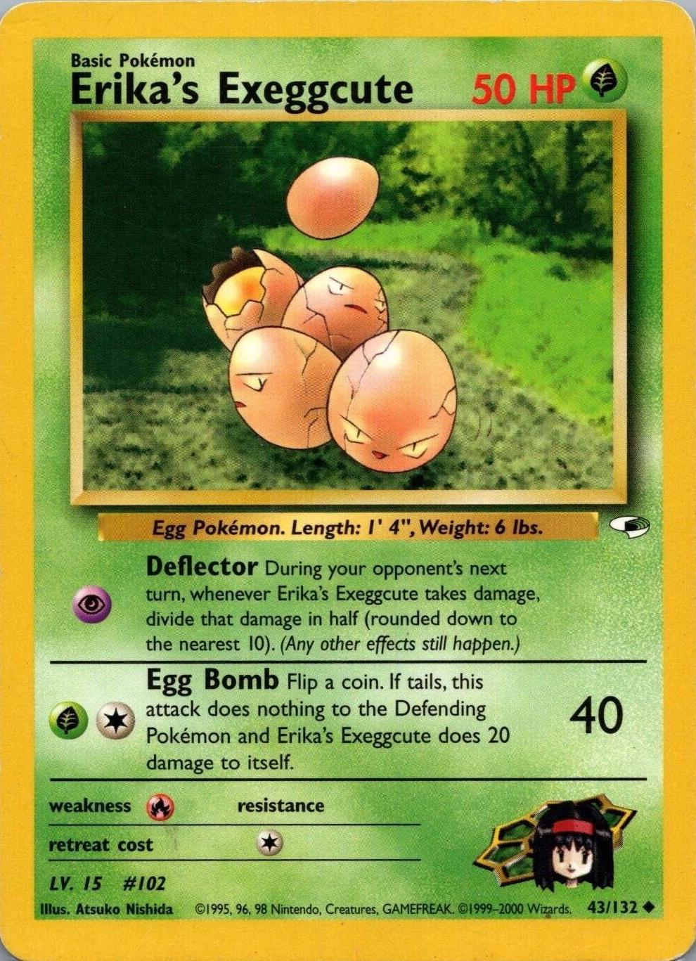 Erika's Exeggcute 43/132 - Gym Heroes