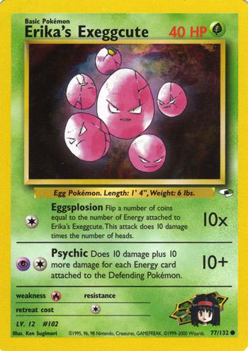 Erika's Exeggcute 77/132 - Gym Heroes