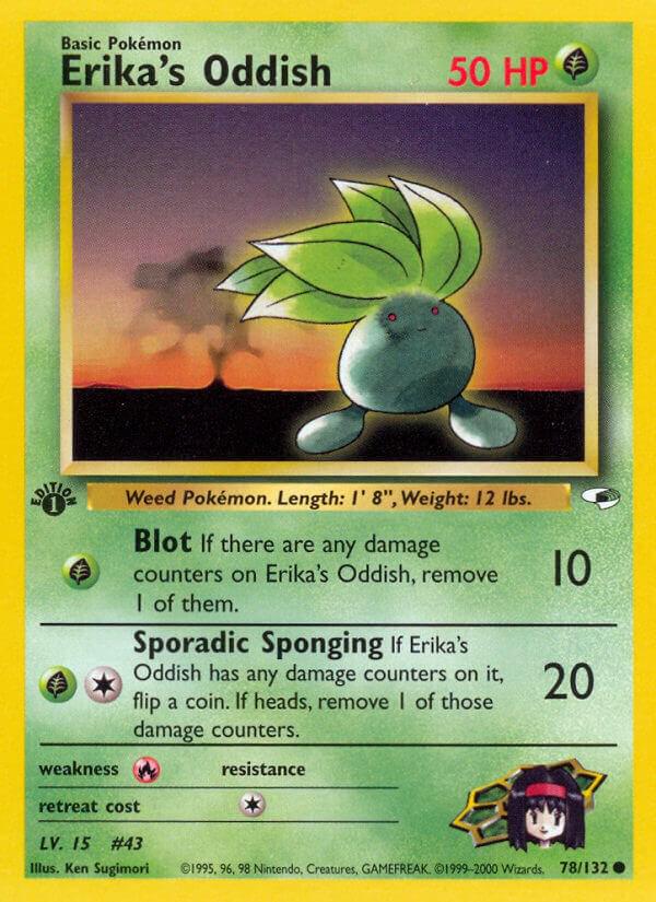 Erika's Oddish 78/132 - Gym Heroes