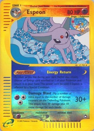 Espeon 11/147 - Aquapolis