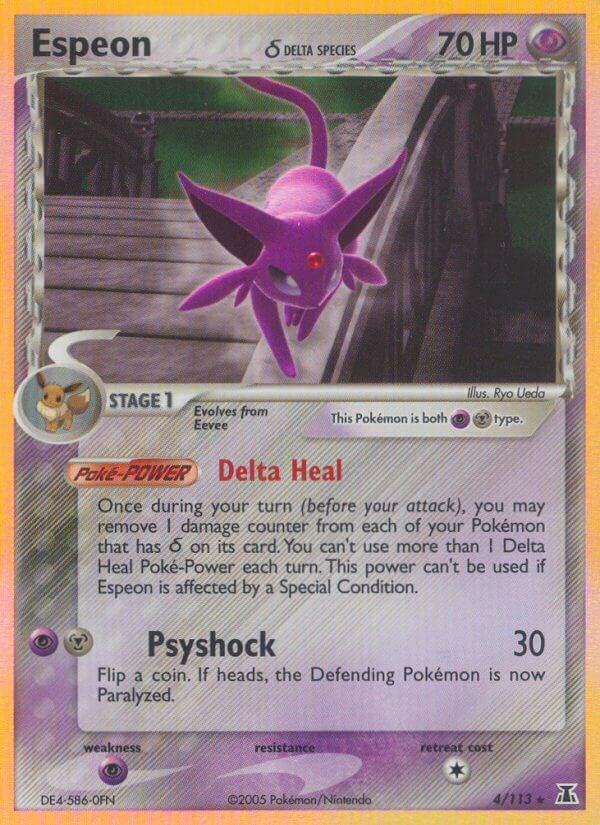 Espeon 4/113 - EX Delta Species