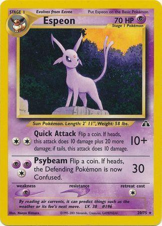 Espeon 20/75 - Neo Discovery