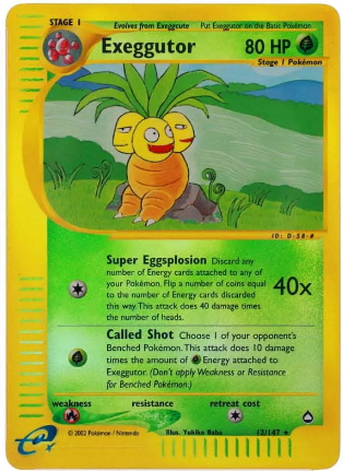 Exeggutor 12/147 - Aquapolis