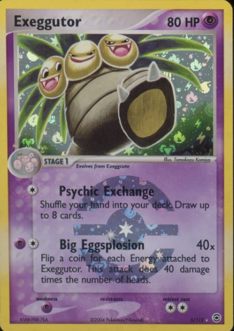 Exeggutor 5/112 - EX Fire Red & Leaf Green