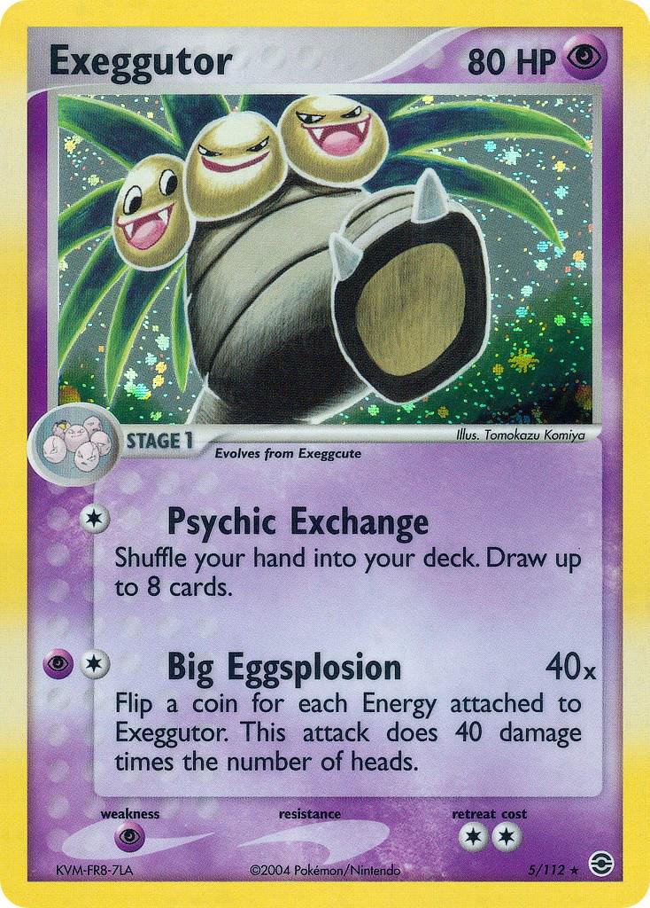 Exeggutor 5/112 - EX Fire Red & Leaf Green