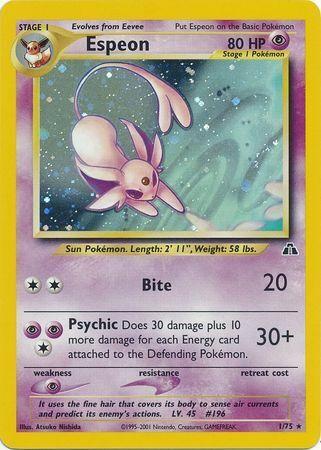 Espeon 1/75 - Neo Discovery
