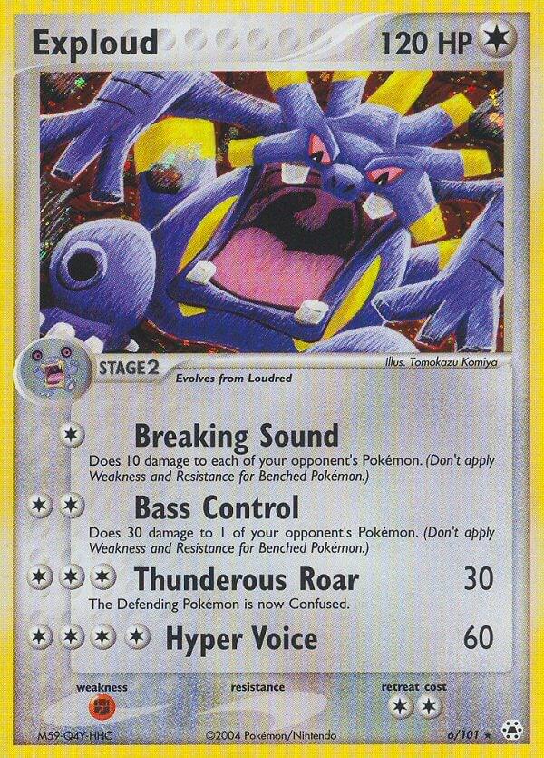 Exploud 6/101 - EX Hidden Legends