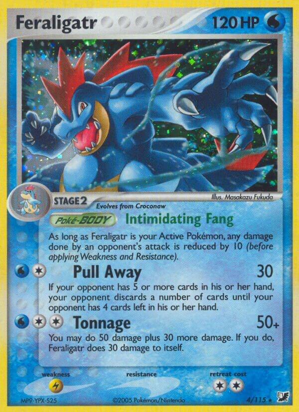 Feraligtr 4/115 - EX Unseen Forces