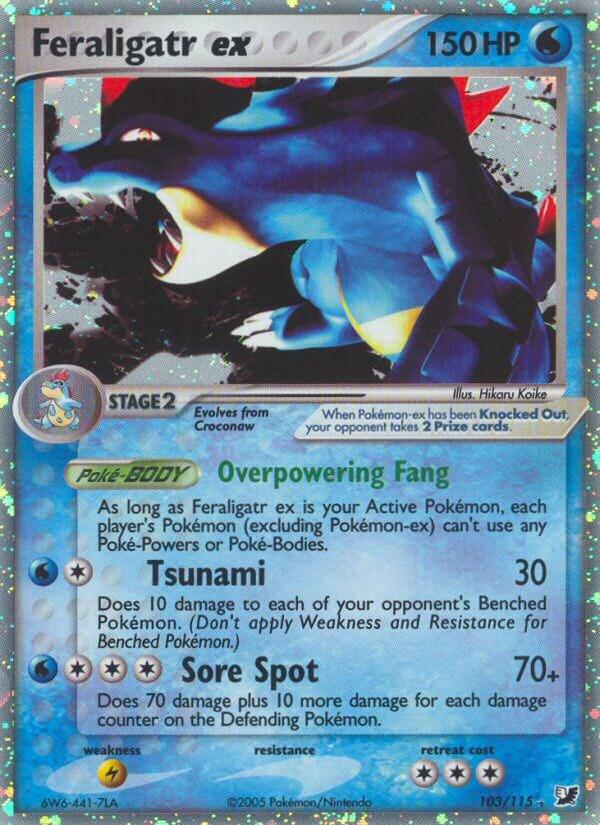 Feraligatr EX 103/115 - EX Unseen Forces