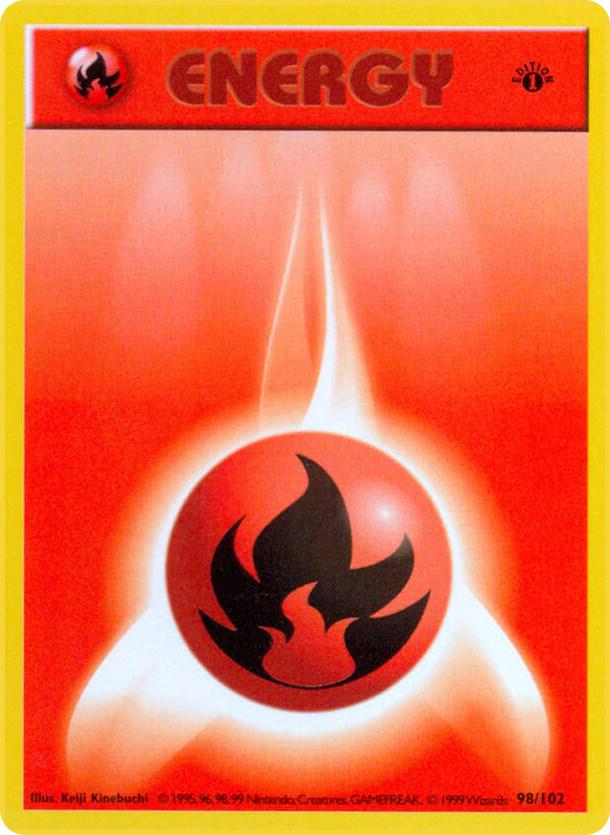 Fire Energy 98/102 - Base Set