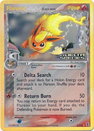 Flareon 5/113 - EX Delta Species