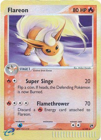 Flareon 5/100 - EX Sandstorm