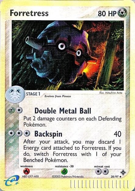 Forretress 28/97 - EX Dragon