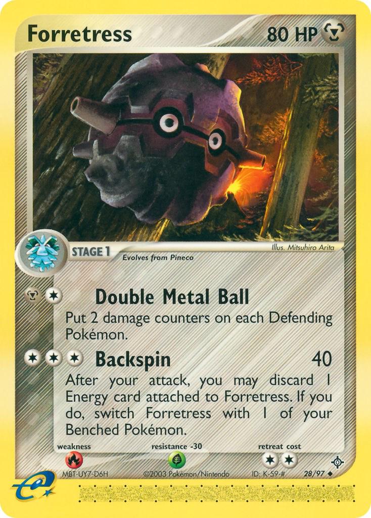 Forretress 28/97 - EX Dragon
