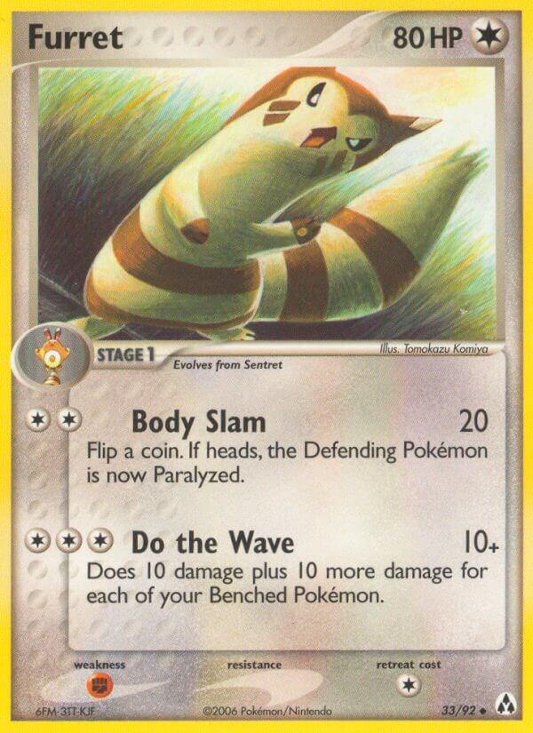 Furret 33/92 - EX Legend Maker