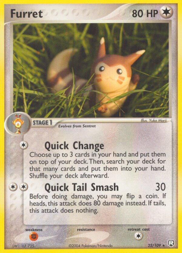 Furret 22/109 - EX Team Rocket Returns