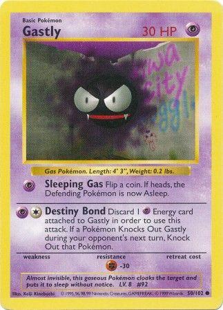 Gastly 50/102 - Base Set