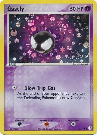 Gastly 63/112 - EX Fire Red & Leaf Green