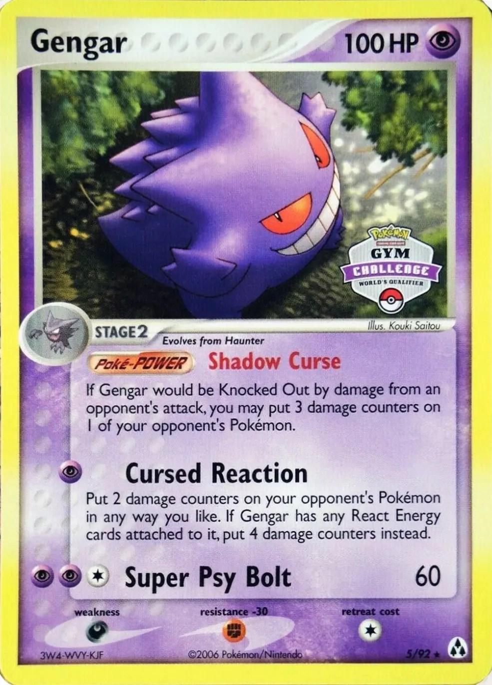 Gengar 5/92 - EX Legend Maker