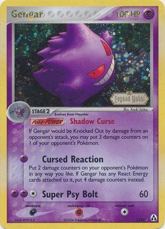 Gengar 5/92 - EX Legend Maker