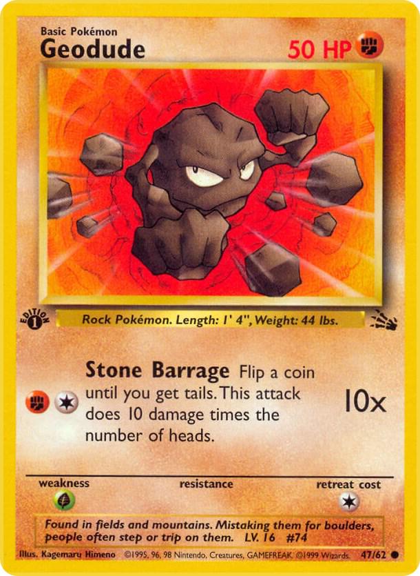 Geodude 47/62 - Fossil Set
